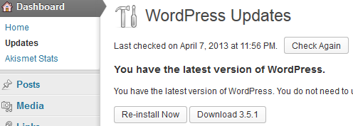 wordpress auto update
