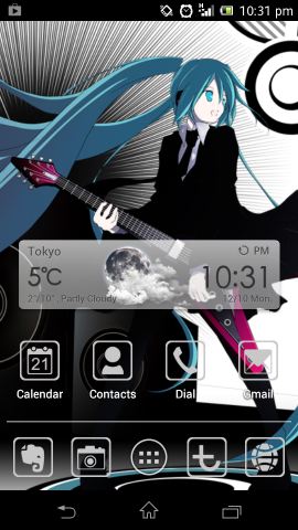 xperia sx home screen