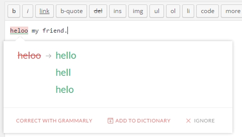 chrome-grammarly-correct-wrong-spell