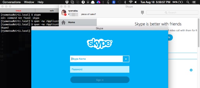 skype-2-clients-in-osx
