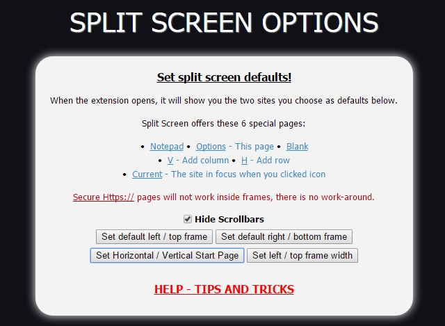 chrome-split-screen-options