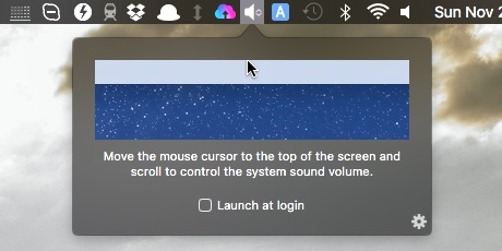 Mac のメニューバーをスクロールするだけで音量調節できるようになるアプリ Scrollume Lonely Mobiler