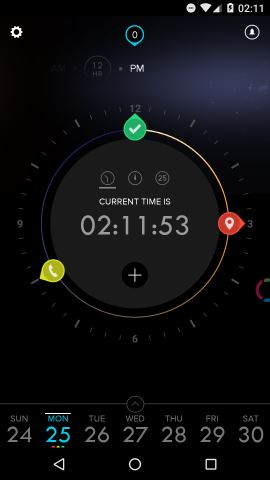 時計上にスケジュールを表示するユニークな Android のカレンダーアプリ Dials Calendar Lonely Mobiler