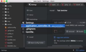 Atom のタブ切り替えを OS の Alt-Tab のようにするパッケージ Tab Switcher | Lonely Mobiler