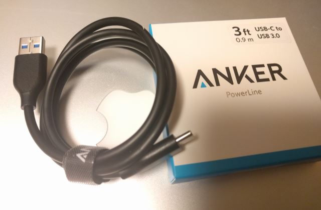 Anker Powerline Usb C Usb 3 0 ケーブルを購入した Lonely Mobiler