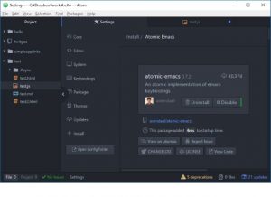 Atom のキーバインドを Emacs 風にするパッケージ atomic-emacs | Lonely Mobiler
