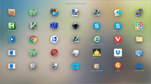 Macos の Launchpad を模した Windows 用ランチャーアプリ Paperplane Lonely Mobiler