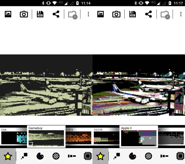 写真にファミコン風のエフェクトをかける Android アプリ 8bit Photo Lab Retro Effects Lonely Mobiler