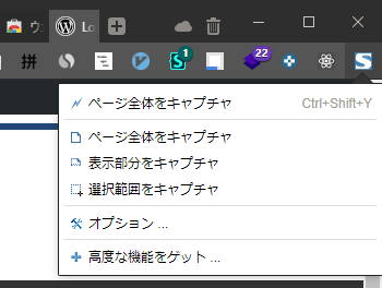 Chrome でページ全体のスクショを撮る拡張機能 Fireshot Lonely Mobiler